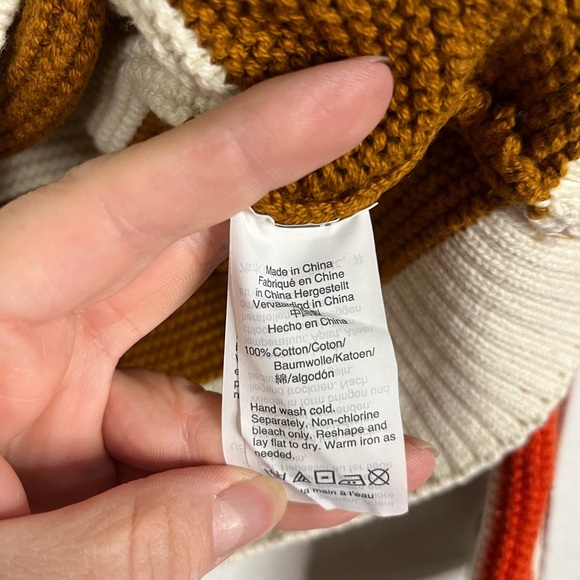 Madewell Valleyscape striped pullover cotton sweater Preppy Casual Fall Comfy - Picture 8 of 8